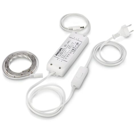 LightStrip Extend - Set singolo striscia LED flessibile bianca 1m starter kit