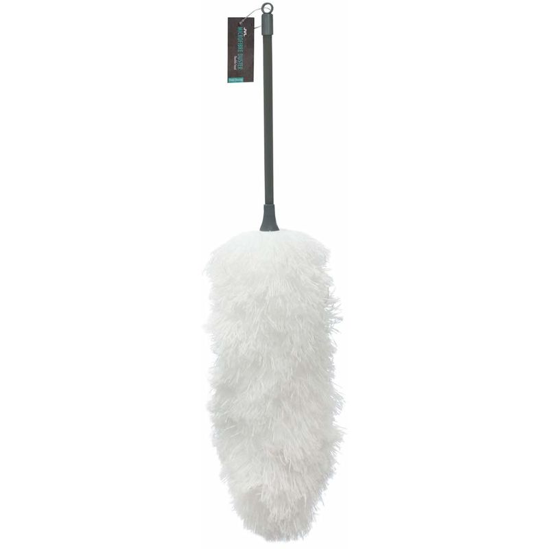 JVL - Lightweight Flexible Microfibre Duster with Pole, Grey