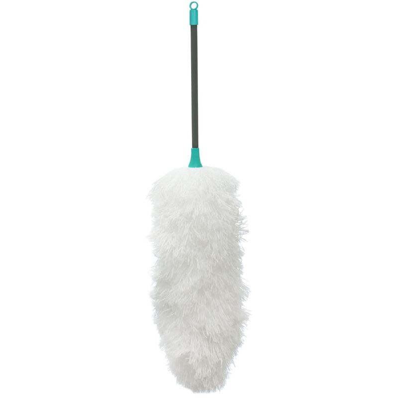 JVL - Lightweight Flexible Microfibre Duster with Pole, Turquoise