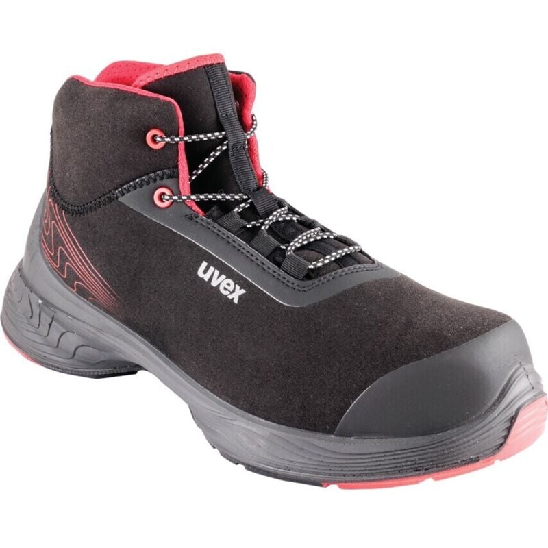 uvex 6839/2 1 G2 Safety Boot S3Black/RED (Size-9)