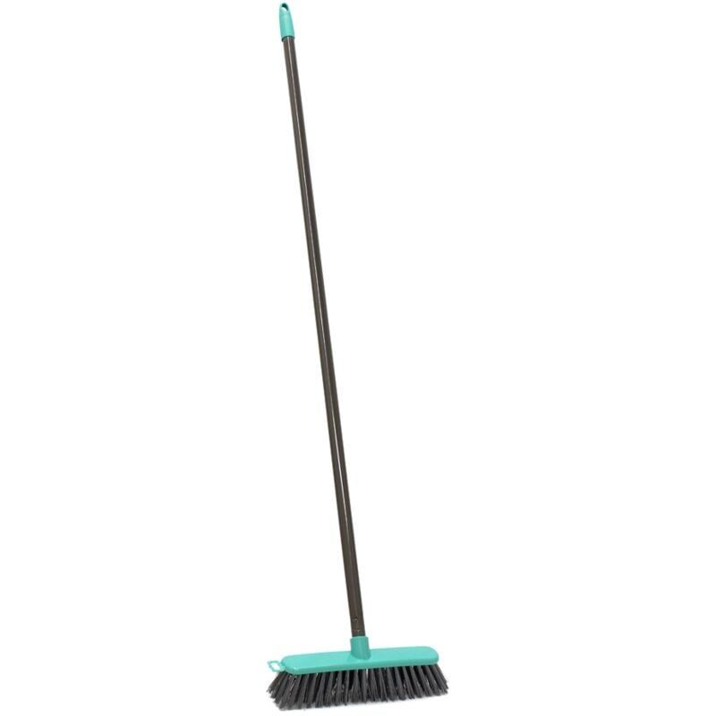 JVL Lightweight Outdoor Hard Bristle Sweeping Brush Broom, Grey 20053GY