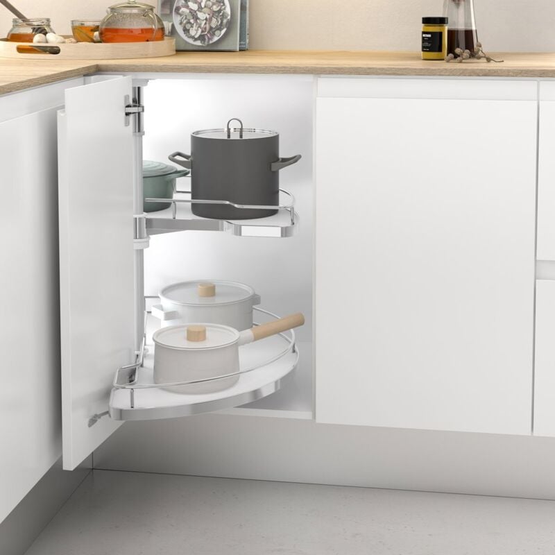 48012014 Bande semi-circulaire compacte 180º Porte 45 Hauteur 63-73 Jeu.