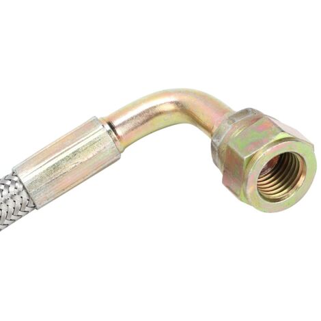 Ligne d'alimentation en huile 1/8 NPT en acier tressé 36 pouces pour turbocompresseurs T3, T4, T3/T4, T70