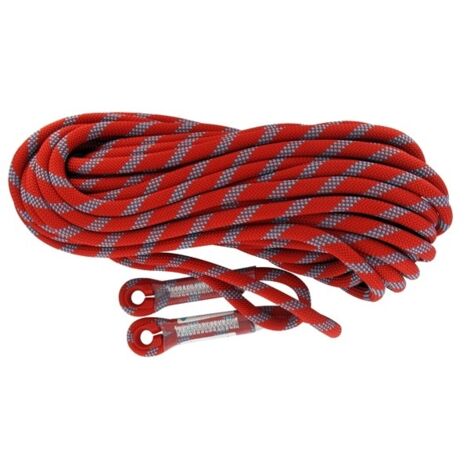 Ligne D'ancrage Vertical Flexible En Polyamide Toronnée (corde De Rappel Semi-statique). L:20m. Dia. 11mm. Resistance à La Chute