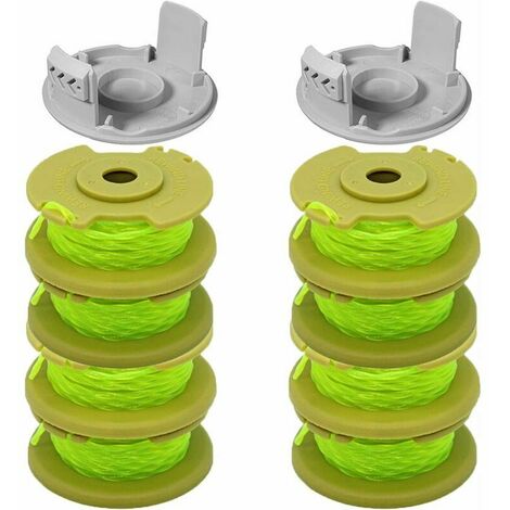 Ligne de bobine de remplacement de coupe-bordure de 11 pieds 0.080 pouces Compatible pour Ryobi O NE Plus AC80RL3 18v 24v 40v coupe-bordures sans fil, pièces de ligne de bobines de rechange