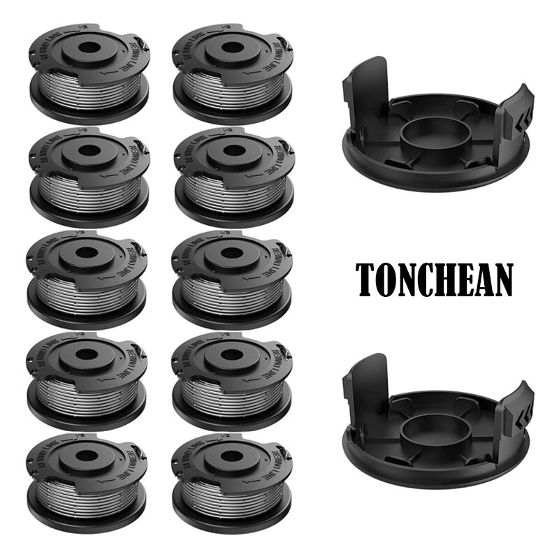 Tonchean - Lot 10 Bobine de Fil pour bosch, Bobine de Rechange en Nylon F016800569 Compatible avec Bosch 1,60 mm 4,0 m, Compatible avec Bosch art 23