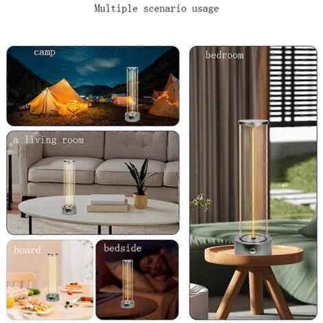 Ligne de chargement LED simple avec veilleuse tactile et chargement USB --