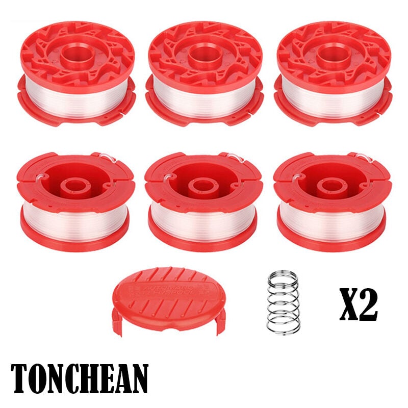 Nylon cutting line, 0.065 inch spool, spool, nylon cutting, cutting line, spool CMZST065 CMZST120SC, set 6+1+1 pieces2 Tonchean