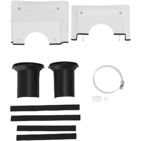 [Ligne de couverture pour pénétration murale HVAC] [Kit] [Plastique] [Bouchon mural avec joint souple pour climatiseur split]