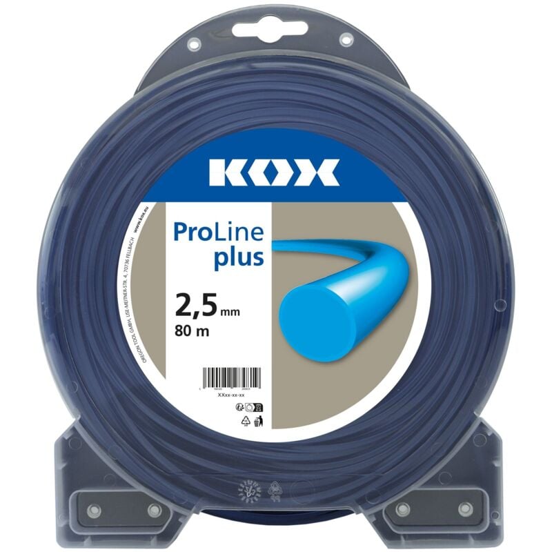 Ligne de débroussaillage KOX ProLine Plus ronde 3,5 mm de diamètre, 41 m de longueur