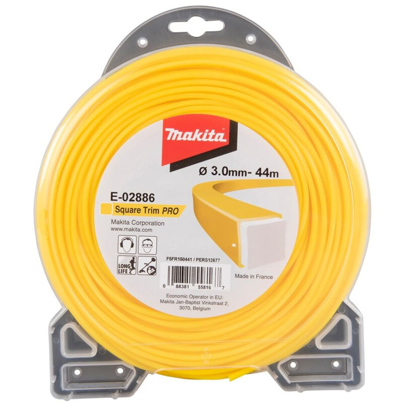Fil carré square trim pro 3 mm x 44 m - E-02886 - Makita