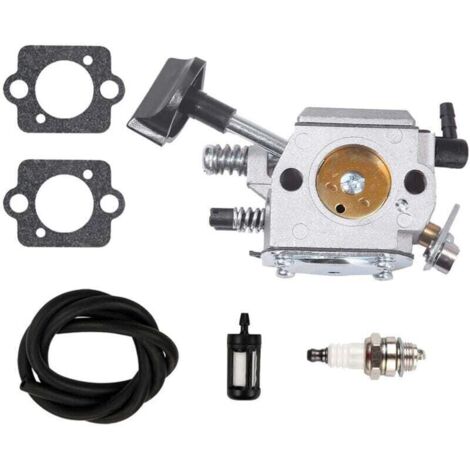 Ligne de filtre à carburant de carburateur avec kit de bougie pour Stihl SR320 SR340 SR380 SR400 SR420 BR320 BR340 BR380 BR400 BR420