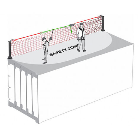 Ligne de vie temporaire - Container 20 pieds - LDV-CONTAINER-20