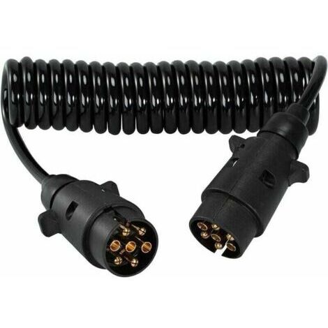 ligne d'extension de remorqueConnecteur adaptateur 7 broches pour remorque, connecteur à 7 fils pour caravanes et remorques