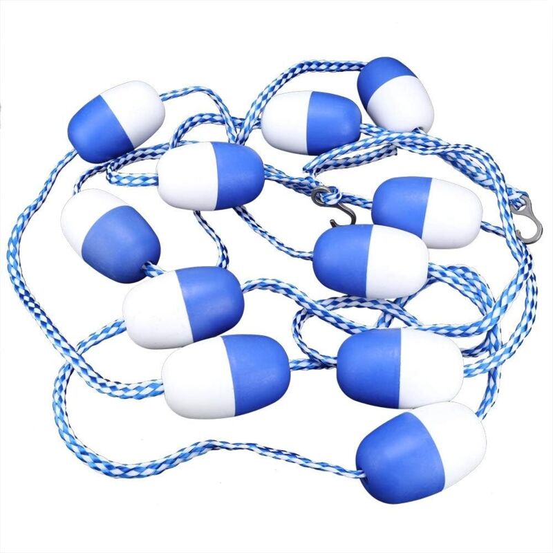 Ligne flottante de sécurité à 5 m de la corde de séparation de sécurité de la piscine