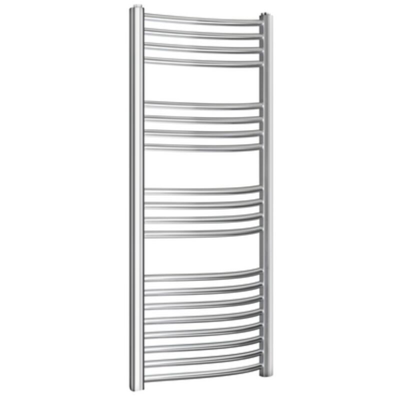 Aton - Radiateur chromé courbé Kalura - h 1500 - Int. 450 - l 500