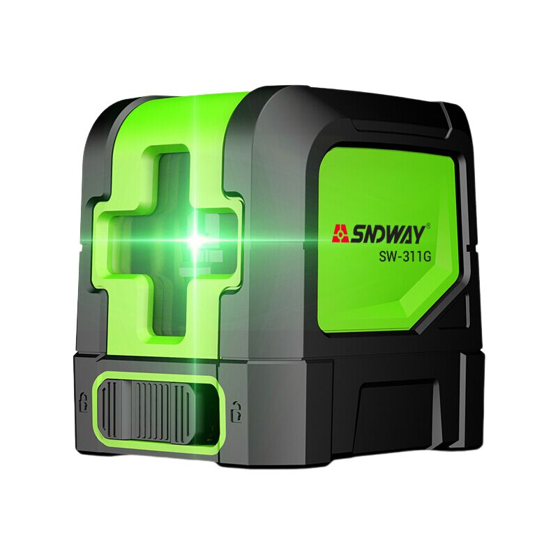 Ligne verte de nivellement automatique de niveau laser, outil de niveau numérique rechargeable au laser, mode d'impulsion manuel pour