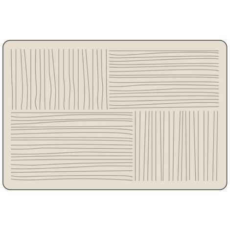 Lignes et motifs, 4060cm (terre de diatomées) Tapis d'égouttage de cuisine, en terre de diatomées, résistant à l'usure et absorbant, pour table, table basse, tapis anti-brûlure et isolant thermique