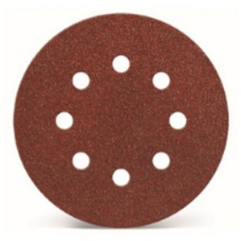 LIJA 125MM 8 AGUJEROS VELCRO MSE