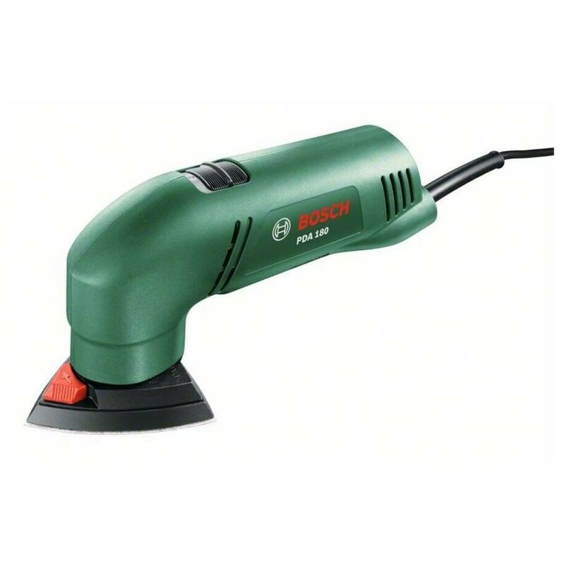 

Bosch 0603339003 Lijadora delta PDA 180 180W Sistema SDS Mecanismo angular + dentado especial Conexión aspiración