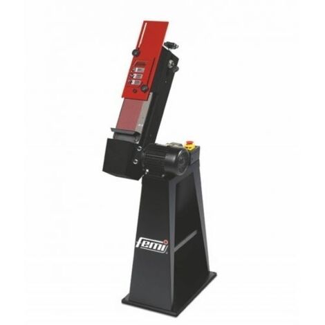 Lijadora de banda industrial FEMI con base - Trifásica 1000W Banda 120 x 1500 mm - 8266133