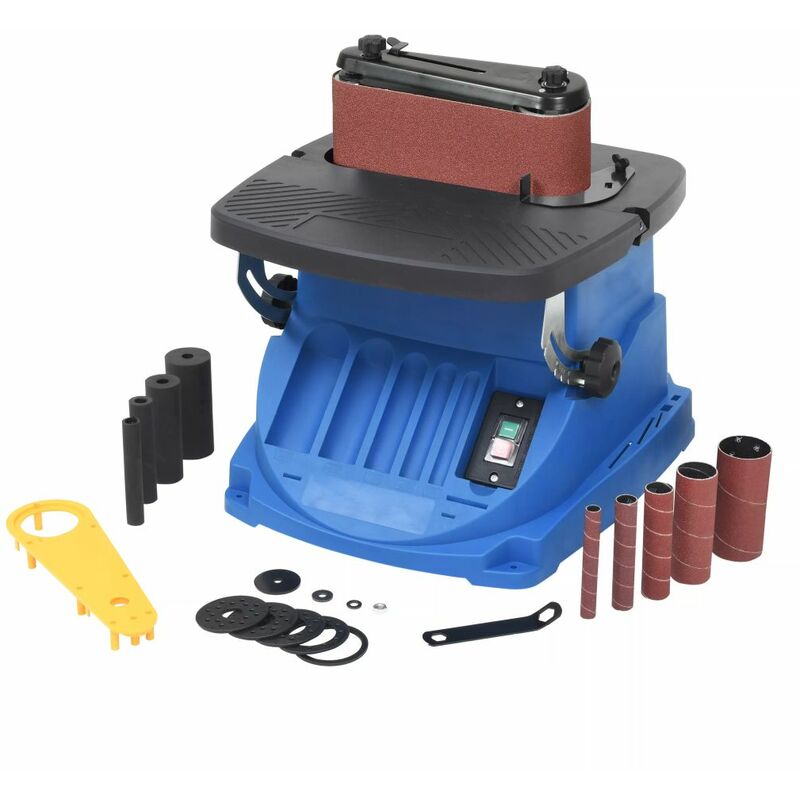 

Lijadora de banda y huso oscilante 450 W azul