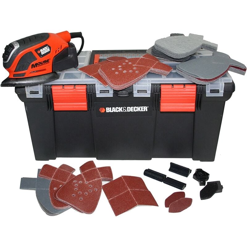 

Black&Decker Kit Lijadora Mouse KA1000T22A-QS Caja 40 accesorios