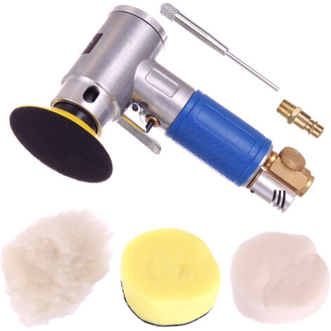 LIJADORA PULIDORA EXCÉNTRICA NEUMÁTICA 75MM KIT DE PULIDO