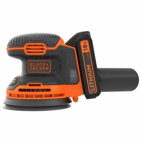 Lijadora Rotorbital 18V BDCROS18 Black+Decker