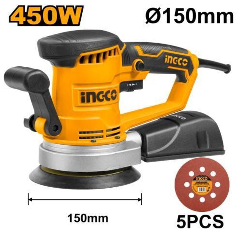 

LIJADORA ROTORBITAL RS4508 ELECTRÓNICA 450 W - Ingco