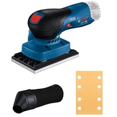 Bosch Professional 18V System GSS 18V-10 - Lijadora orbital a batería (1 plato lijador, microfiltro, sin batería, en caja)