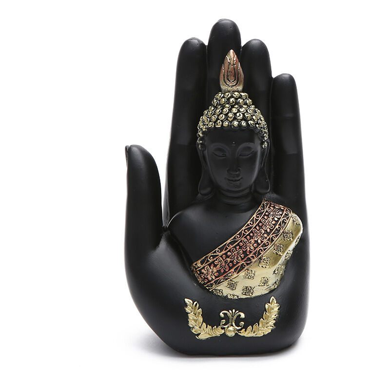 Lilaris Bouddha ThaaLandais dans la Figurine de Statue de Palmier, Bouddha Zen Sculpture-IntéRieur/DéCor ExtéRieur pour Jardin, Patio, Porche DéCor