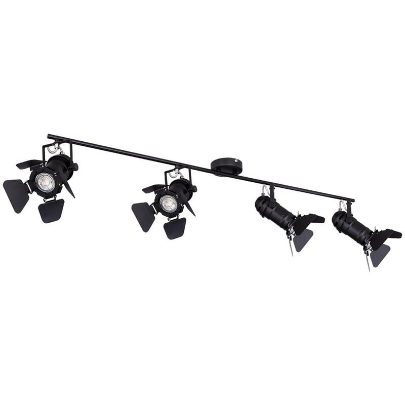 Image of Etc-shop - Lampada da soffitto illuminazione proiettore proiettore lampada spot regolabili in un set con lampadine a led