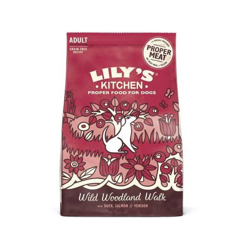 

Lily's Kitchen - Adult Duck, Salmon & Venison Wild Woodland Walk Pienso para Perro Grain-free 7kg
