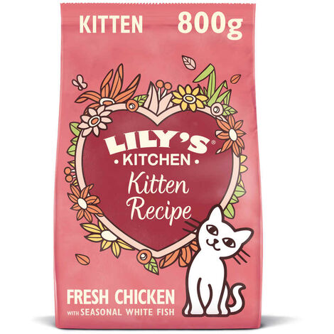 Lily S Kitchen Croquettes Poulet Et Poisson Blanc Pour Chaton 800g