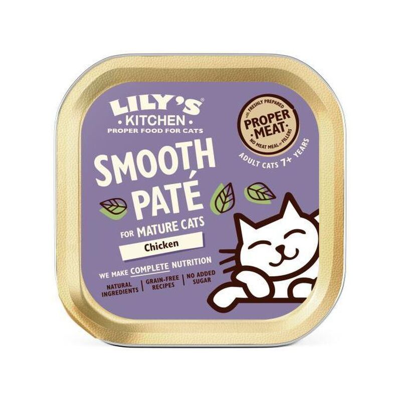 

Marvellously Mature Chicken Supper Comida Húmeda para Gatos 85g - Lily's Kitchen