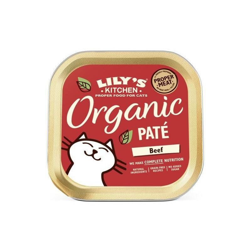 

Organic Beef Dinner Comida Húmeda para Gatos 85g - Lily's Kitchen