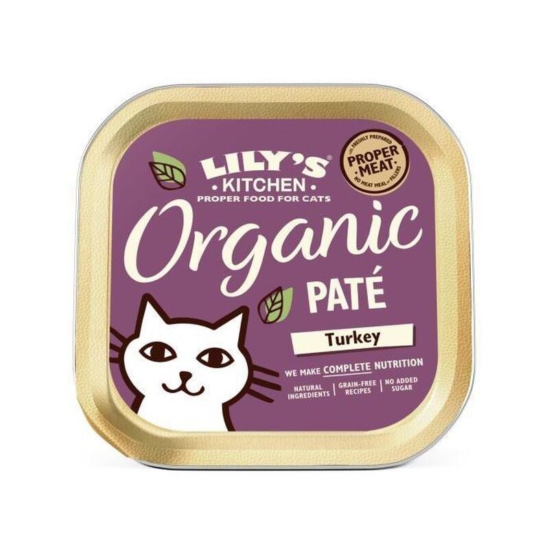 

Organic Turkey Dinner Comida Húmeda para Gatos 85g - Lily's Kitchen