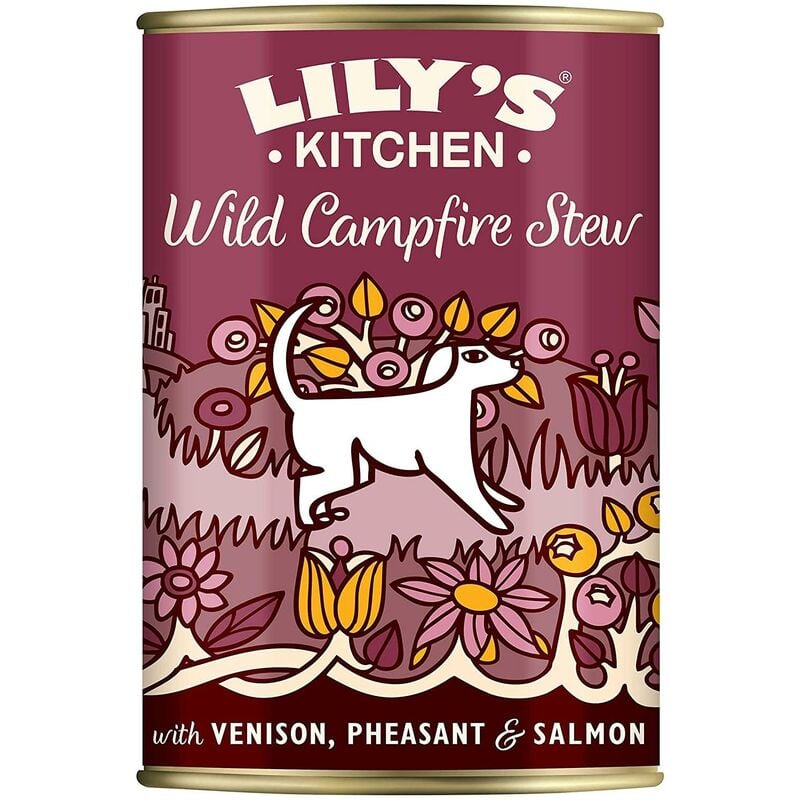 

Wild Campfire Stew Comida Húmeda para Perros Grain-free 400g - Lily's Kitchen