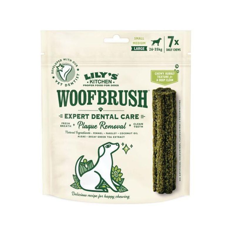 

Woofbrush Limpiador Dental Large MPK 7x35.5g Large - Lily's Kitchen