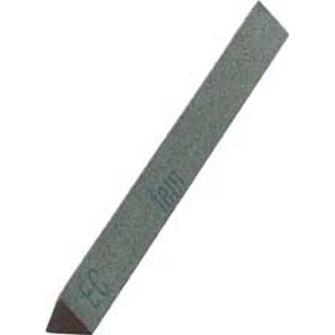 Lima abrasiva de carburo de silicio, triangular, dimensiones : 13 x 150 mm, Grano 220