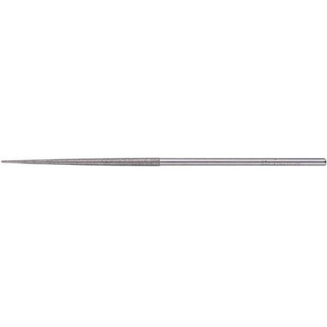 Lima de aguja diamanteada, Largo : 140 mm, forma ronda, dimensión 3,2 mm