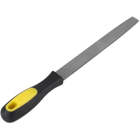 Lima de fresado plano de 8 pulgadas, hoja lisa con mango, herramienta de afilado de archivos, ingenieros, ingeniería de Metal