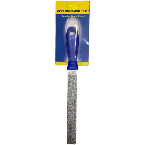 LIMA PIATTA 200mm TAGLIO GROSSO/FINE CERAMICA CEMENTO STELLA BIANCA