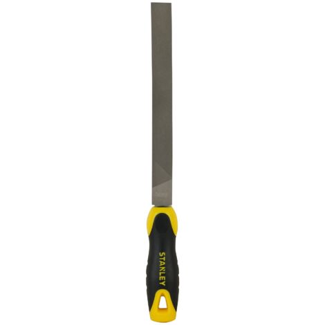 Lima piatta dolce in acciaio 200 mm ergonomica Stanley