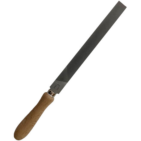 LIMA PIATTA MEZZODOLCE LEGNO MANICO LEGNO MEZZODOLCE 150mm STELLA BIANCA
