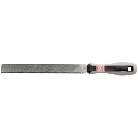 Lima piatta parallela con manico bimateriale taglio 1/2 dolce per metallo -6"