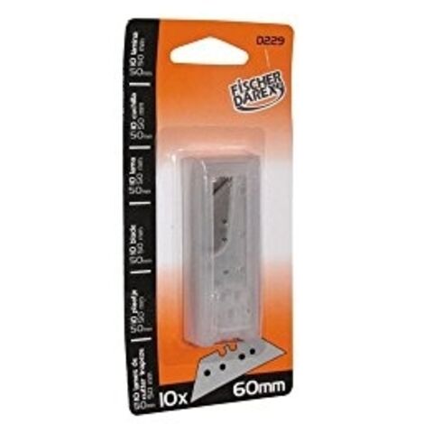 Lima Trapecio 60mm X10 Blíster - Fischer Darex
