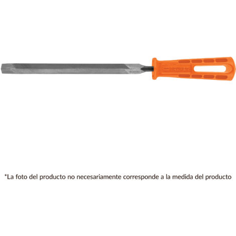 Lima triángulo pesado con mango - 180 mm
