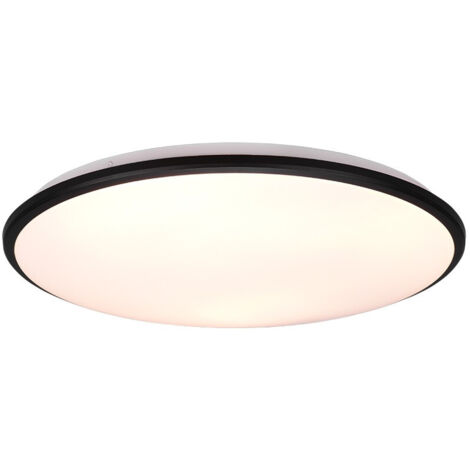 LIMBUS PLAFONIERA LED 34W 4100lm, 3000K BORDO NERO CON DIMMERAZIONE CON INTERRUTTORE D.50CM